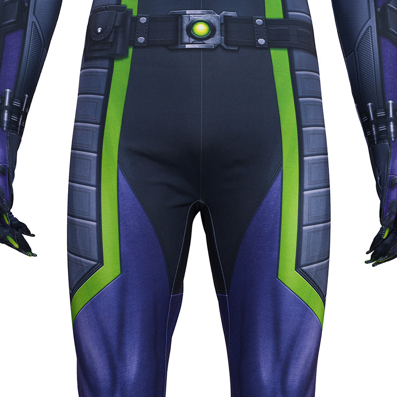 Spider-Man 2 Miles Morales Cosplay Costume Purple Reign Suit Jumpsuit - Image 18