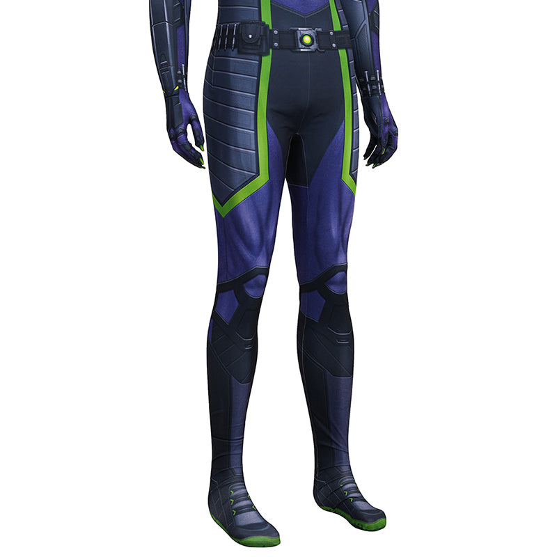 Spider-Man 2 Miles Morales Cosplay Costume Purple Reign Suit Jumpsuit - Image 25