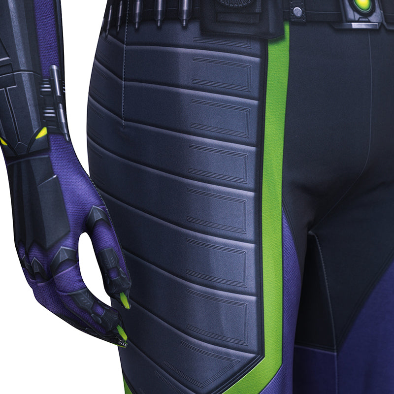 Spider-Man 2 Miles Morales Cosplay Costume Purple Reign Suit Jumpsuit - Image 21