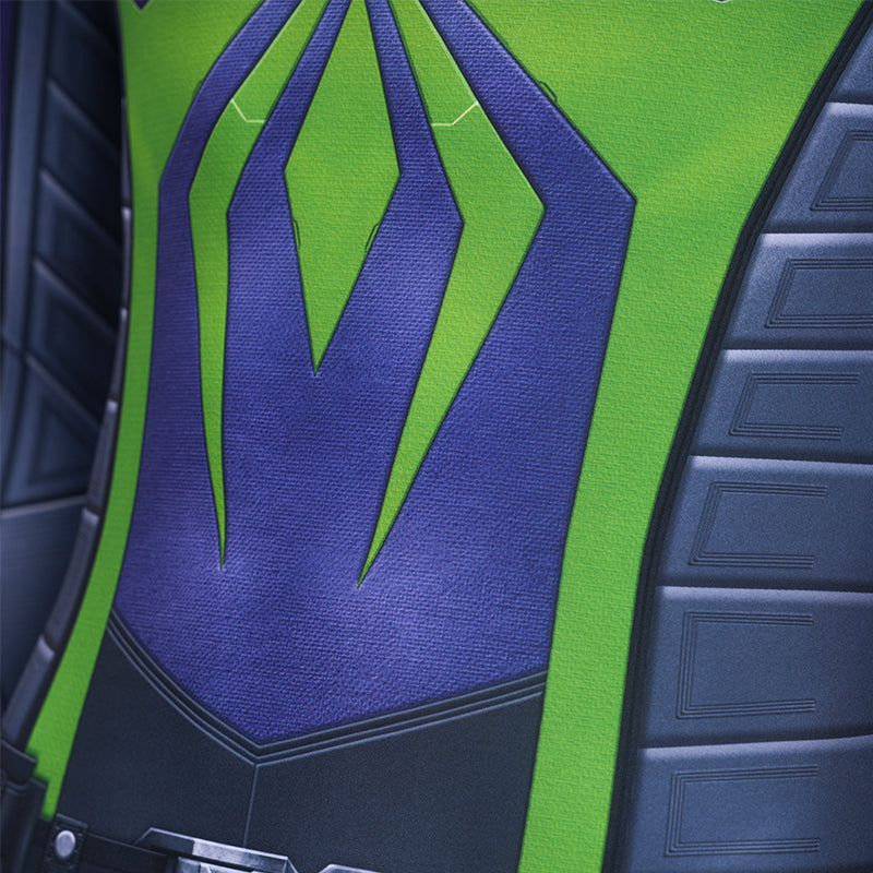 Spider-Man 2 Miles Morales Cosplay Costume Purple Reign Suit Jumpsuit - Image 19