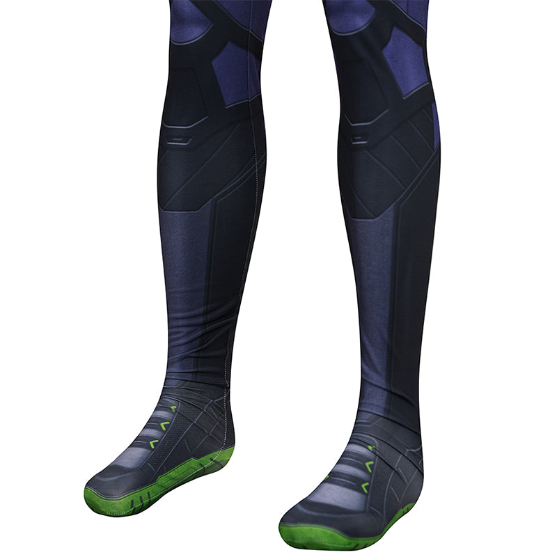 Spider-Man 2 Miles Morales Cosplay Costume Purple Reign Suit Jumpsuit - Image 28