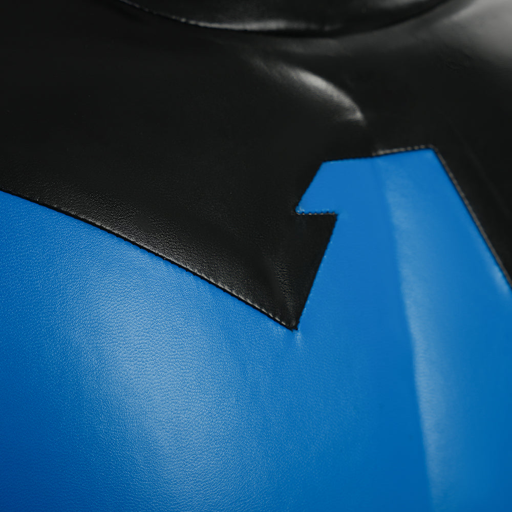 Dick Grayson Nightwing Cosplay Costume Nightwing Blue Leather Jumpsuit - Image 19