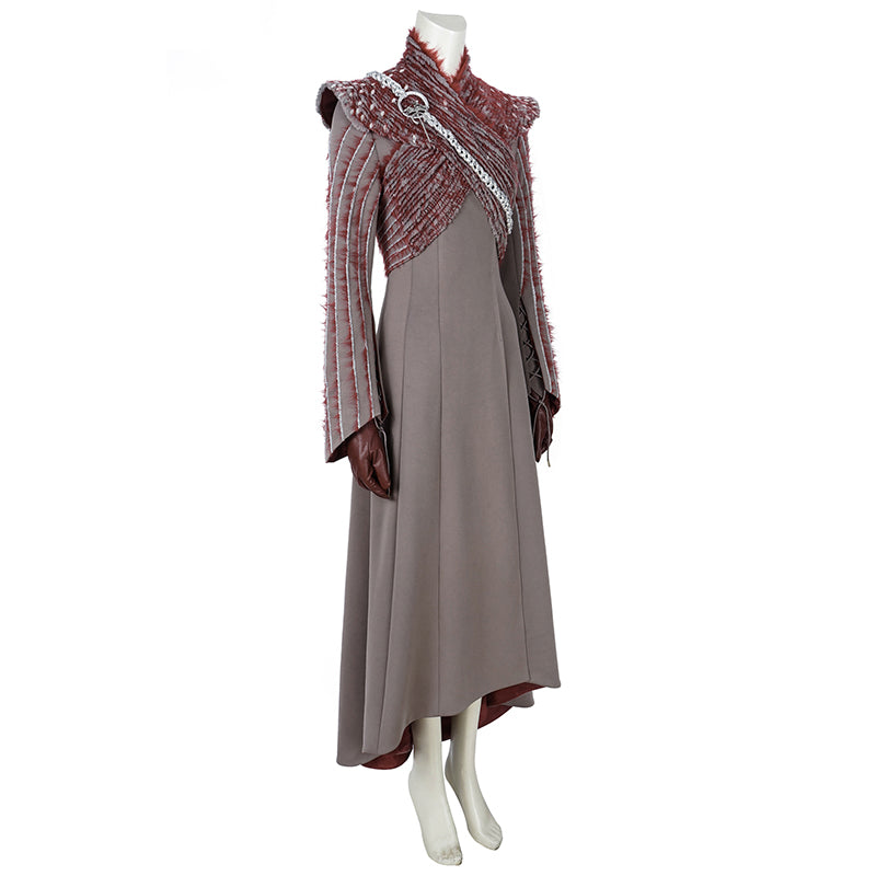 Game of Throne Daenerys Targaryen s8 Dress Halloween Costume Cosplay - Image 4