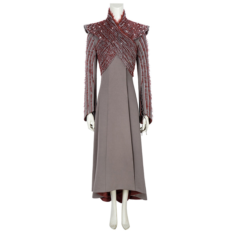 Game of Throne Daenerys Targaryen s8 Dress Halloween Costume Cosplay - Image 6