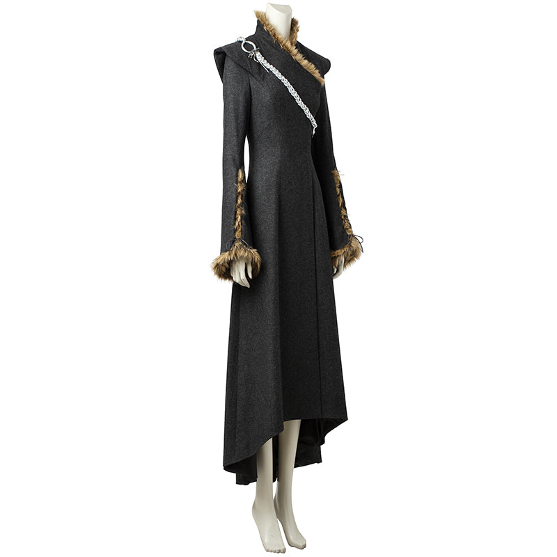 Mother of Dragon Daenerys Targaryen Dress Cosplay Halloween Costume Outfits - Image 5