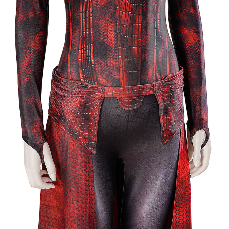 Doctor Strange 2 Scarlet Witch Cosplay Costume Wanda New Suit Halloween Outfit - Image 12