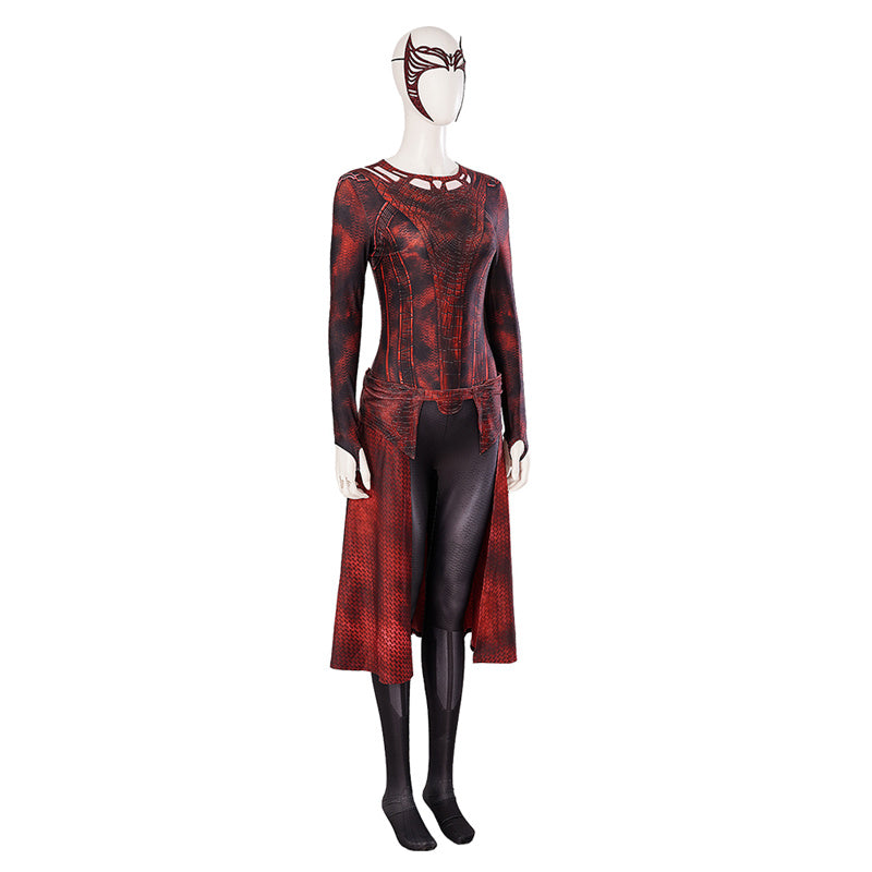 Doctor Strange 2 Scarlet Witch Cosplay Costume Wanda New Suit Halloween Outfit - Image 2