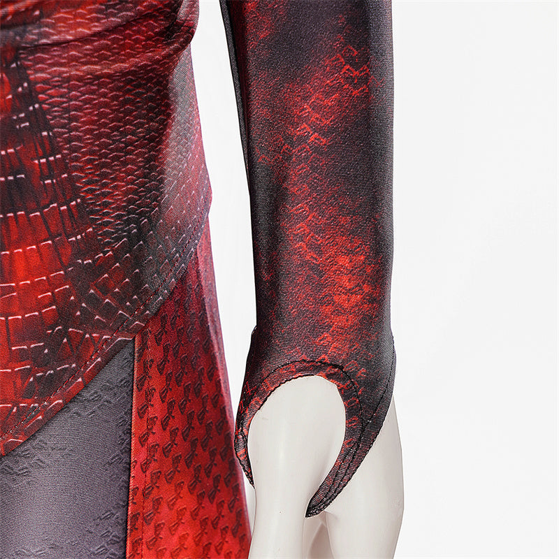 Doctor Strange 2 Scarlet Witch Cosplay Costume Wanda New Suit Halloween Outfit - Image 9