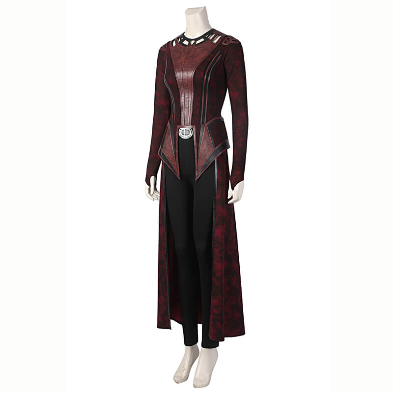 Doctor Strange 2 Scarlet Witch New Costume with Skirt Wanda New Outfit Halloween Cosplay Costumes - Image 10