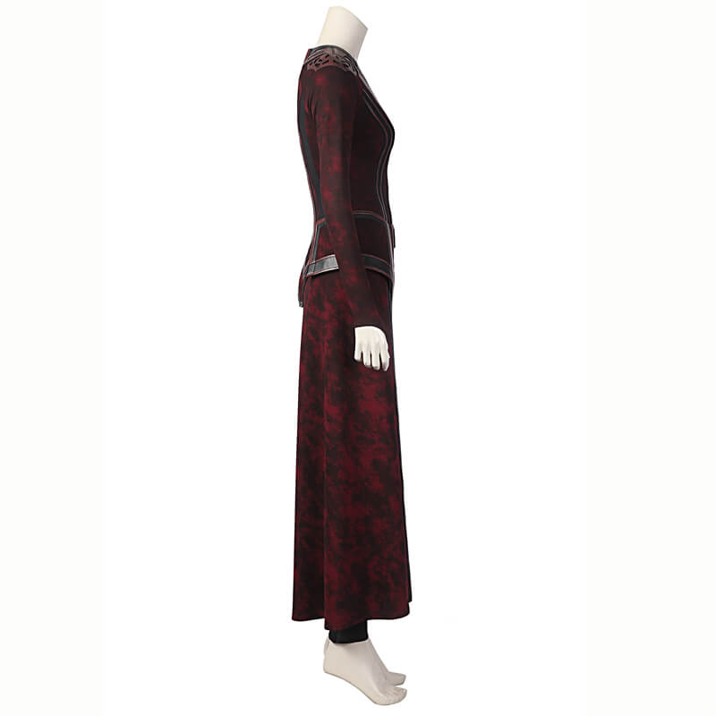 Doctor Strange 2 Scarlet Witch New Costume with Skirt Wanda New Outfit Halloween Cosplay Costumes - Image 11