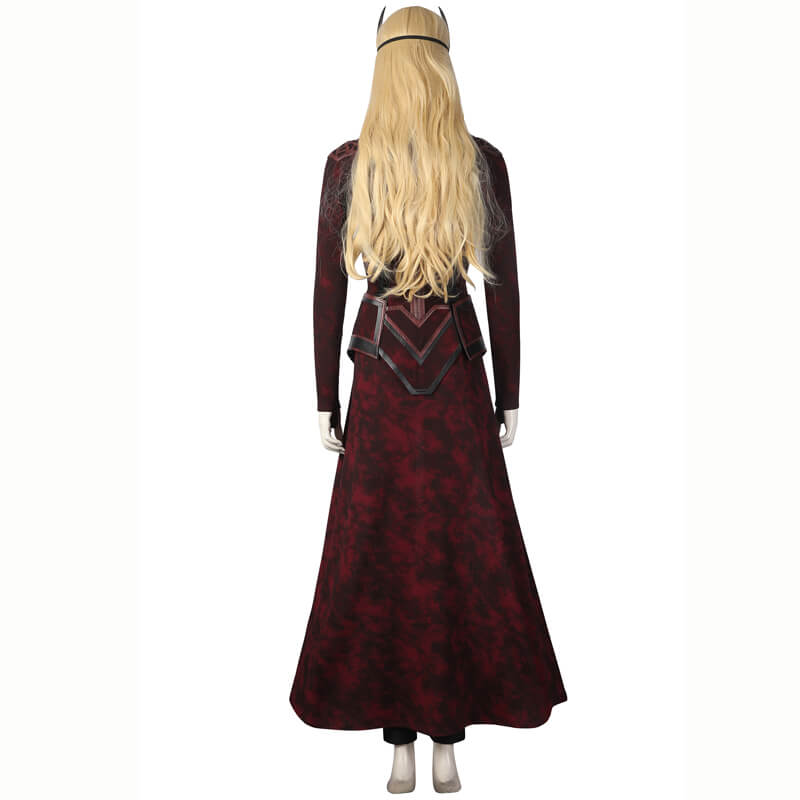 Doctor Strange 2 Scarlet Witch New Costume with Skirt Wanda New Outfit Halloween Cosplay Costumes - Image 3