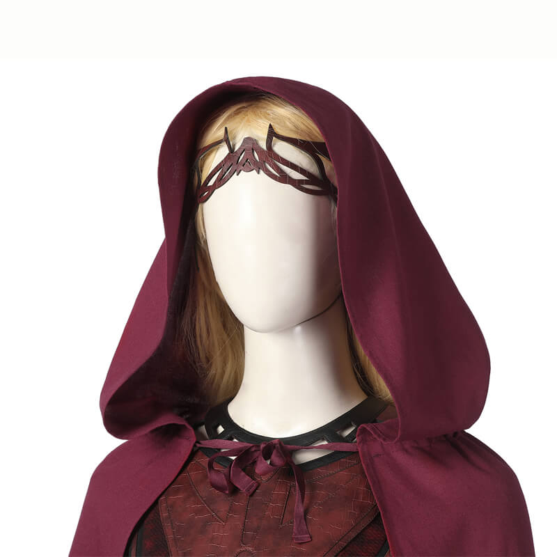 Doctor Strange 2 Scarlet Witch New Costume with Skirt Wanda New Outfit Halloween Cosplay Costumes - Image 21