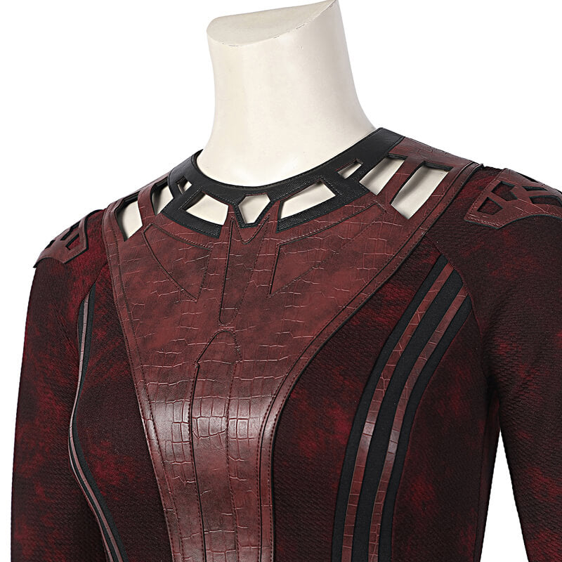 Doctor Strange 2 Scarlet Witch New Costume with Skirt Wanda New Outfit Halloween Cosplay Costumes - Image 14
