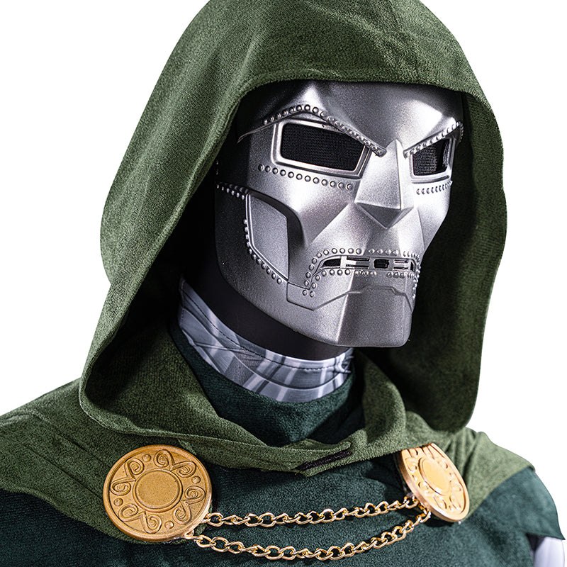 Doctor Doom Cosplay Costume Classic Dr. Doom Comic Halloween Suit - Image 14