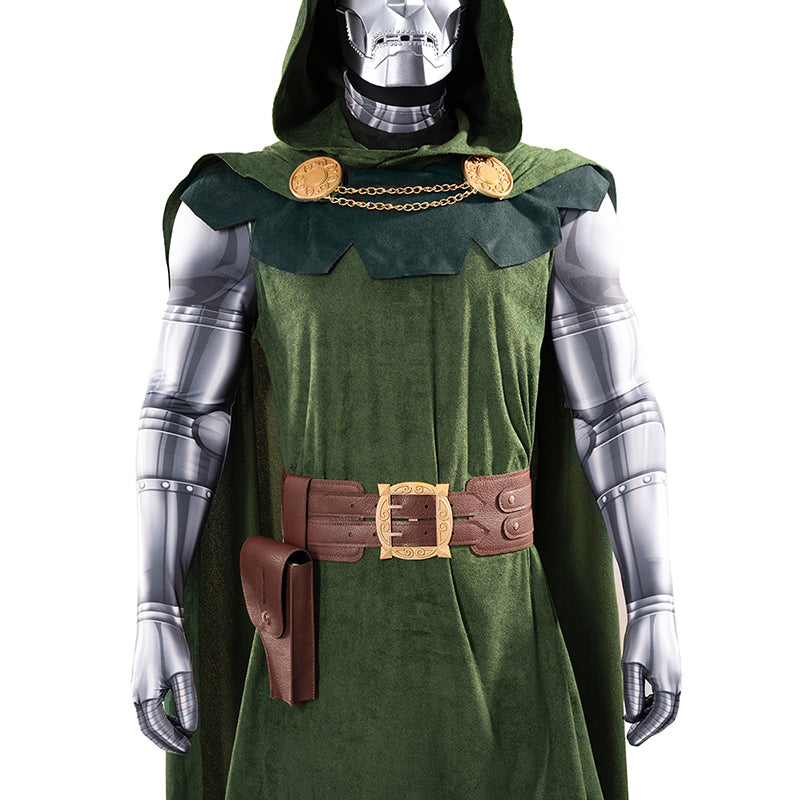 Doctor Doom Cosplay Costume Classic Dr. Doom Comic Halloween Suit - Image 15