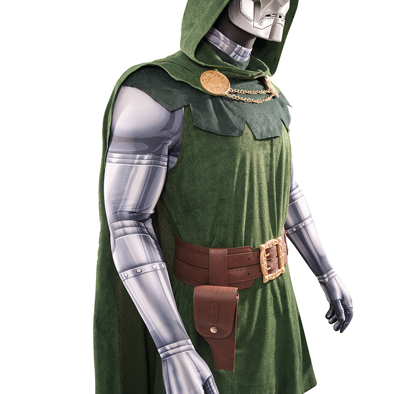Doctor Doom Cosplay Costume Classic Dr. Doom Comic Halloween Suit - Image 16