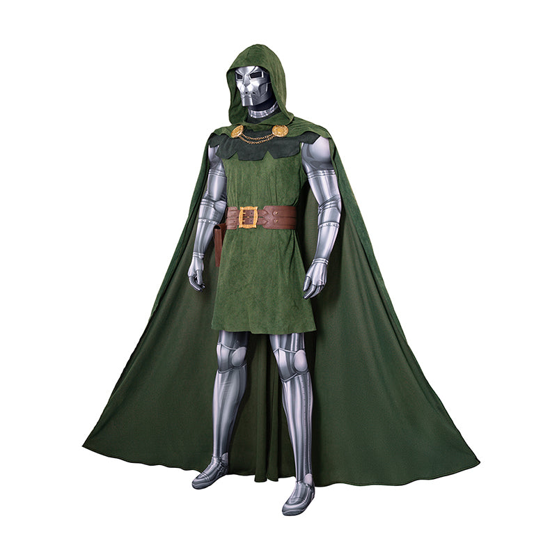 Doctor Doom Cosplay Costume Classic Dr. Doom Comic Halloween Suit - Image 4