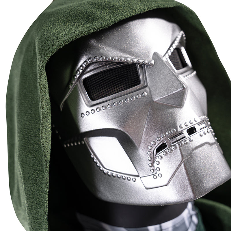 Doctor Doom Cosplay Costume Classic Dr. Doom Comic Halloween Suit - Image 19
