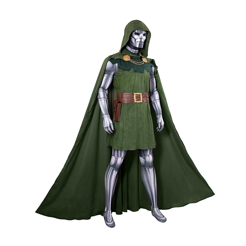 Doctor Doom Cosplay Costume Classic Dr. Doom Comic Halloween Suit - Image 3