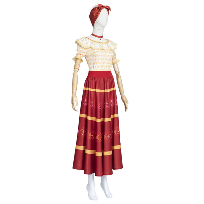 Dolores Encanto Costumes Adults Dolores Madrigal Dress Halloween Cosplay Outfits - Image 3