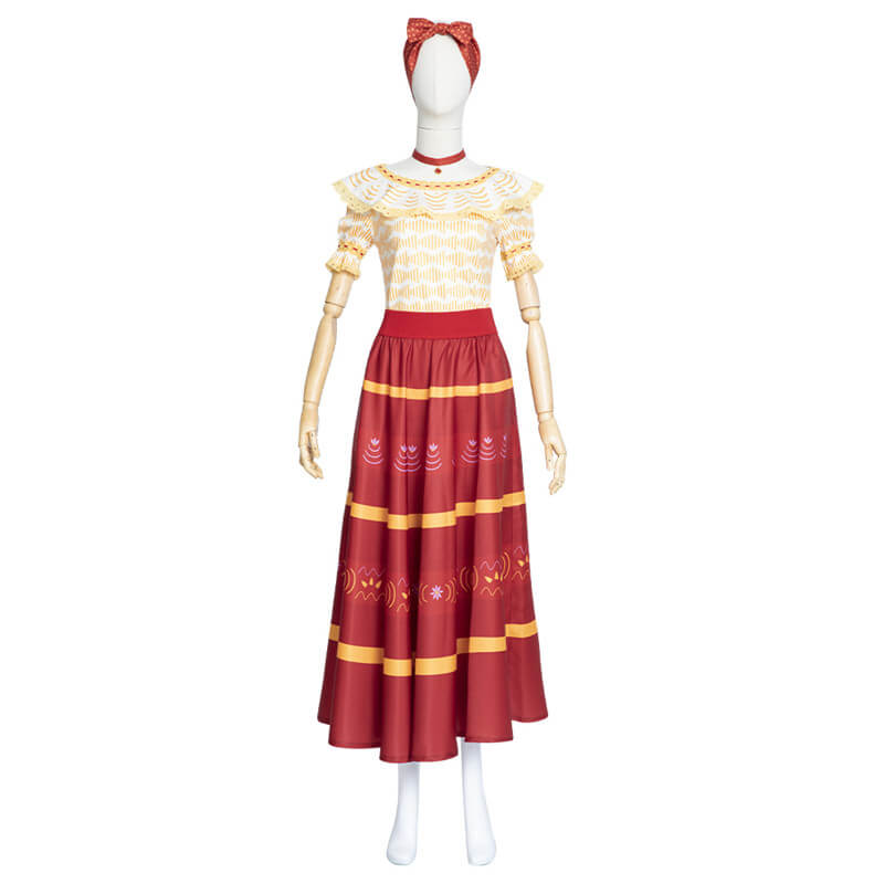 Dolores Encanto Costumes Adults Dolores Madrigal Dress Halloween Cosplay Outfits - Image 2