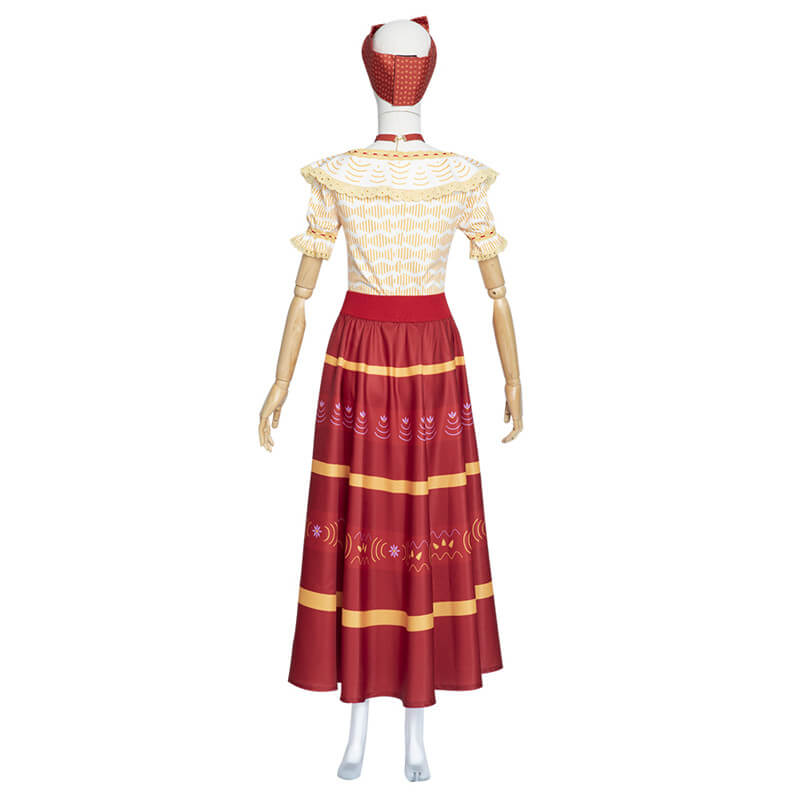 Dolores Encanto Costumes Adults Dolores Madrigal Dress Halloween Cosplay Outfits - Image 4
