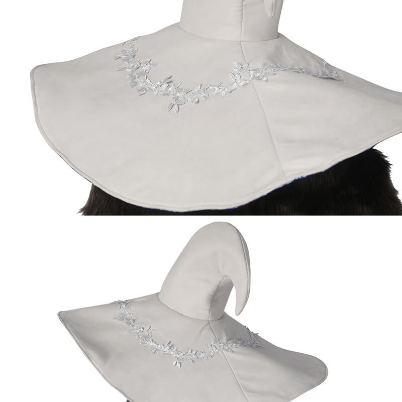Elden Ring Ranni Costume the Witch Cloak Halloween Cosplay Outfit with Hat - Image 14