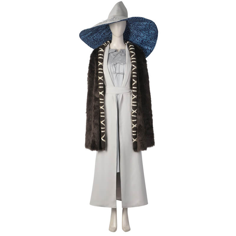 Elden Ring Ranni Costume the Witch Cloak Halloween Cosplay Outfit with Hat - Image 2