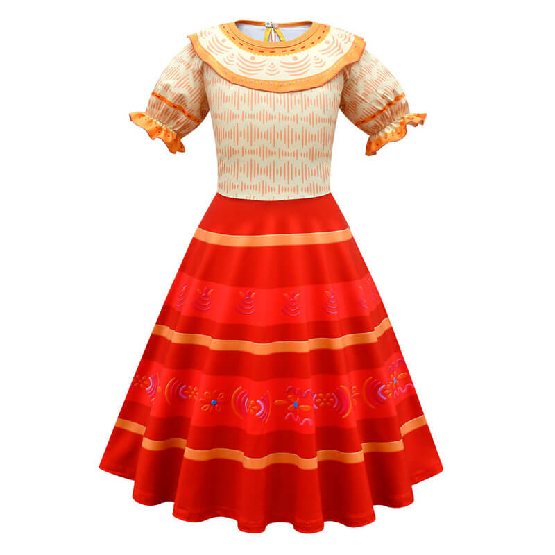 Encanto Dolores Dress Kids Girls Encanto Cosplay Outfit Halloween Carnival Costumes Dress Up - Image 2