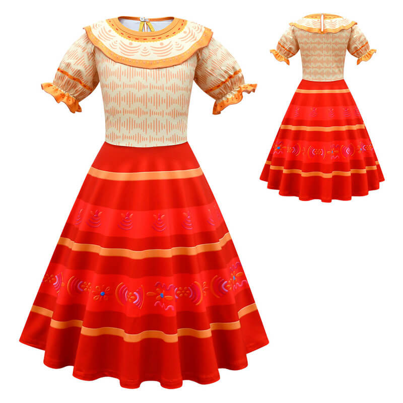 Encanto Dolores Dress Kids Girls Encanto Cosplay Outfit Halloween Carnival Costumes Dress Up - Image 4