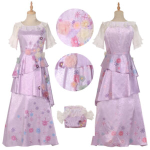 2022 Encanto Isabella Dress Kids Princess Halloween Cosplay Costumes