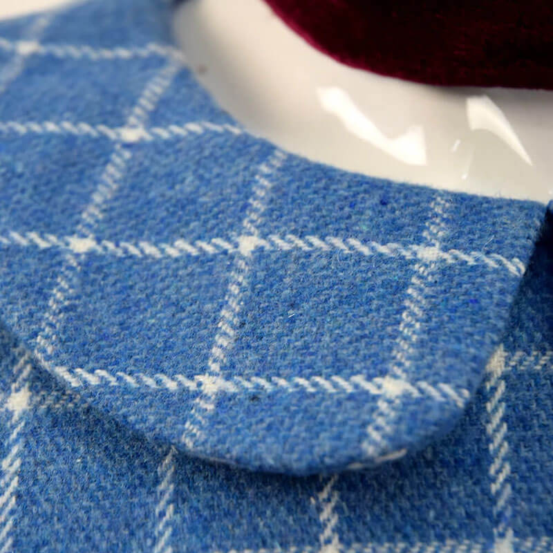Girls Halloween Costume Esther Orphan Blue Plaid Dress Adults Women Cosplay - Image 7