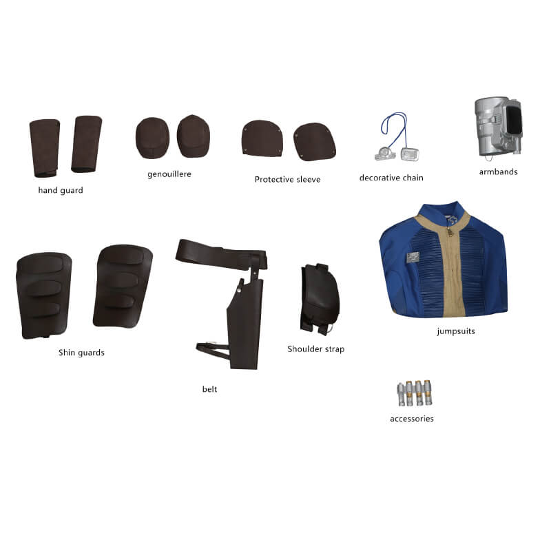 Vault 33 Jumpsuit Fallout Vault Suit Cosplay Vault Dweller Costume - Image 2