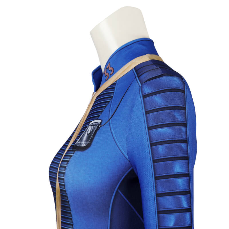 Fallout Lucy Cosplay Jumpsuit Vault 33 Suit Female Uniform Halloween Party Suit - Image 5