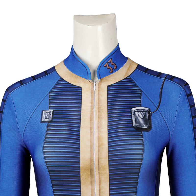Fallout Lucy Cosplay Jumpsuit Vault 33 Suit Female Uniform Halloween Party Suit - Image 3