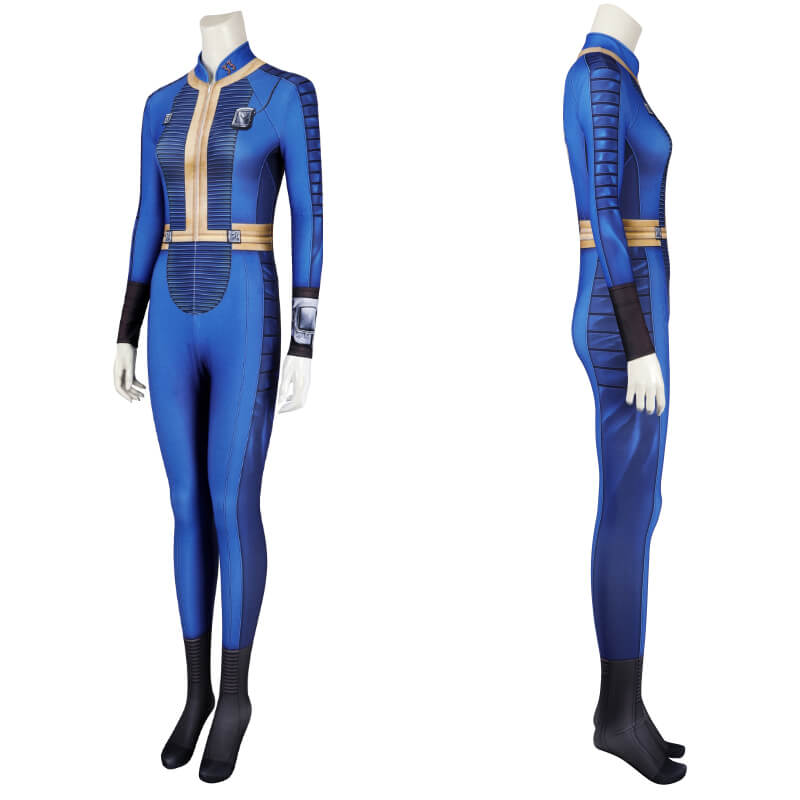 Fallout Lucy Cosplay Jumpsuit Vault 33 Suit Female Uniform Halloween Party Suit - Image 2