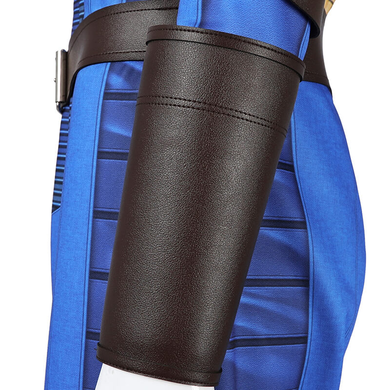 Fallout Lucy Cosplay Vault Suit Female 33 Fallout Vault Costumes Vault Dweller Jumpsuit with Accessories(Simply Version)) - Image 8