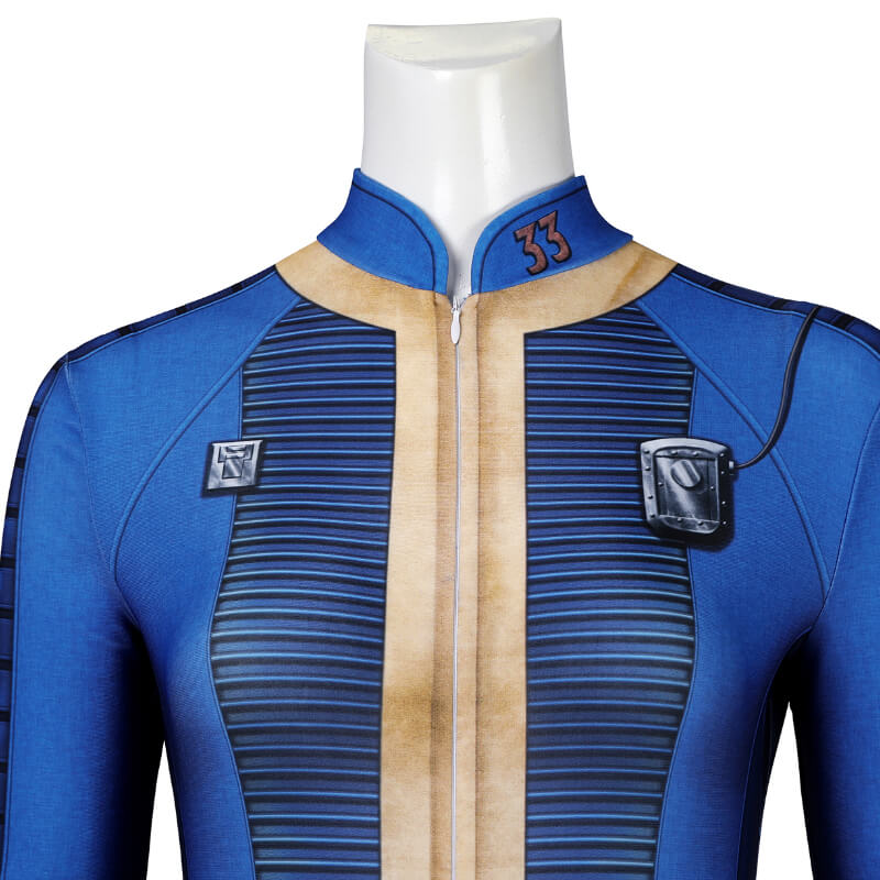 Fallout Onesie Fallout Lucy Cosplay Jumpsuit 33 Vault Suit Female - Image 4