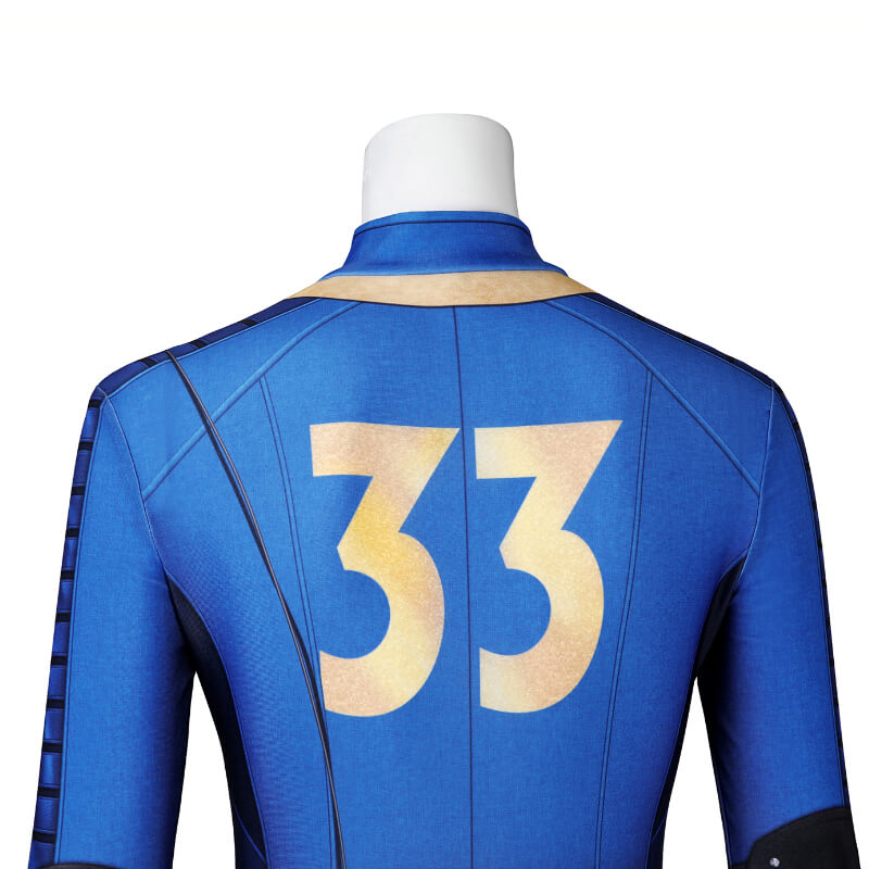 Fallout Onesie Fallout Lucy Cosplay Jumpsuit 33 Vault Suit Female - Image 5