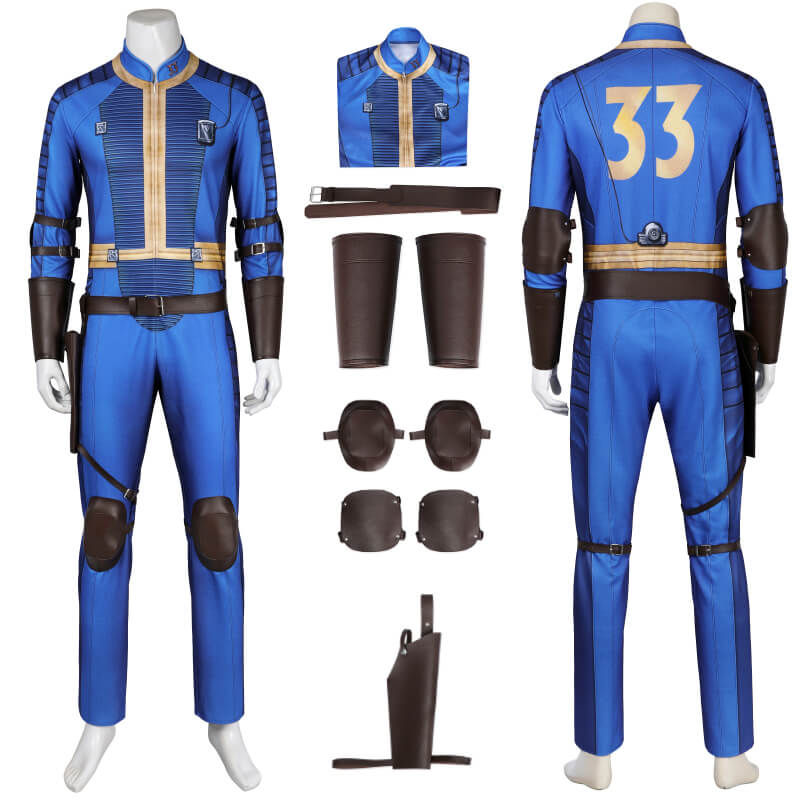 Fallout Vault Suit Male 33 Fallout Vault Costumes Vault Dweller Jumpsuit for Halloween