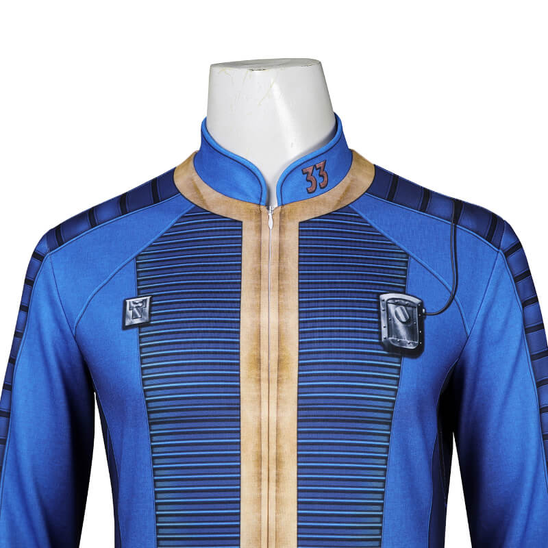 Fallout Vault Suit Male 33 Fallout Vault Costumes Vault Dweller Jumpsuit for Halloween - Image 4