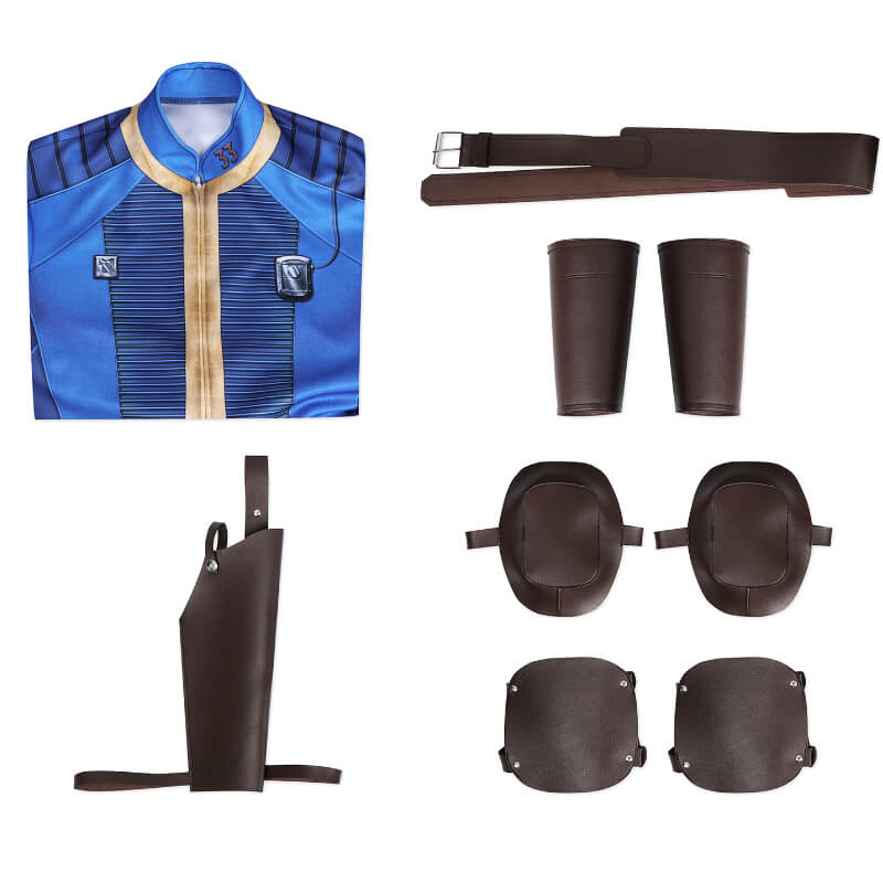 Fallout Vault Suit Male 33 Fallout Vault Costumes Vault Dweller Jumpsuit for Halloween - Image 2