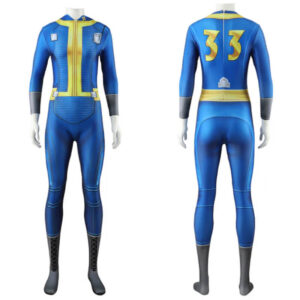 Fallout cosplay Jumpsuit Lucy Vault 33 Suit Female Halloween Party Suit