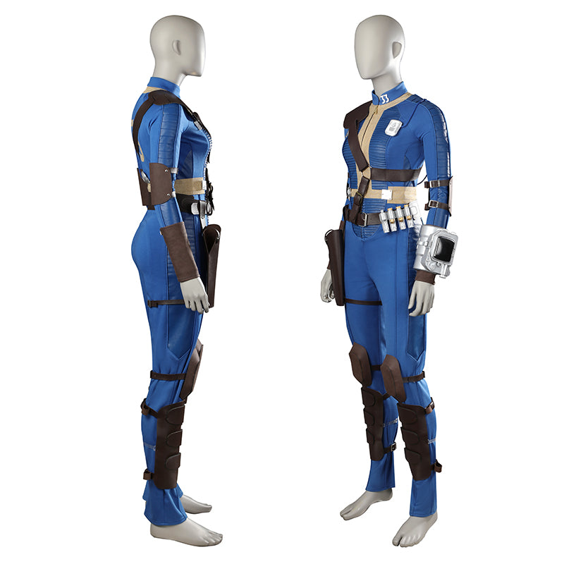 Fallout Lucy Cosplay Vault 33 Jumpsuit Female Fallout Blue Uniform Halloween Party Suit - Image 4