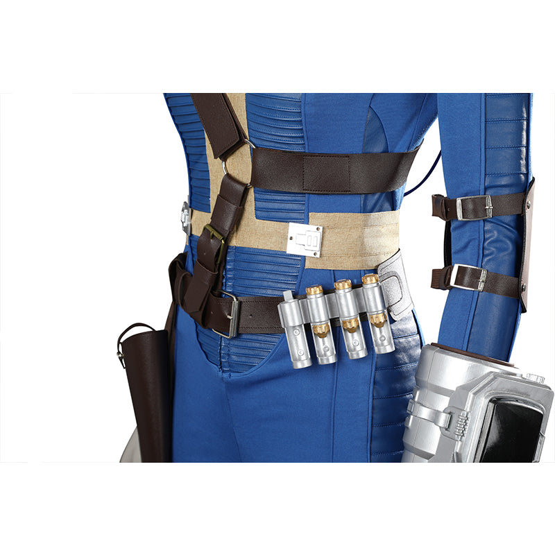 Fallout Lucy Cosplay Vault 33 Jumpsuit Female Fallout Blue Uniform Halloween Party Suit - Image 14