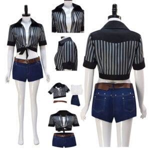 Tifa Lockhart Suit Final Fantasy VII Cosplay Costume Outfits
