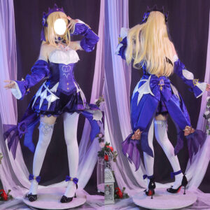 Genshin Impact Fischl Cosplay Fischl: Ein Immernachtstraum Uniform Anime Game Sexy Dress Suit