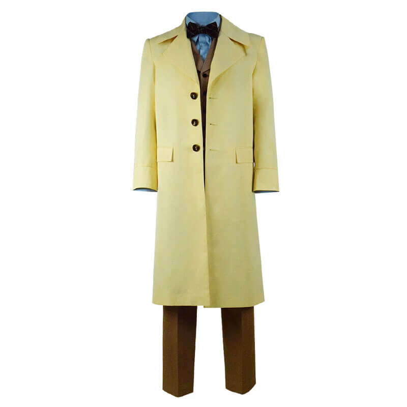 Good Omens Michael Sheen Coat Outfit Full Set Cosplay Costume Halloween 2019 - Image 2