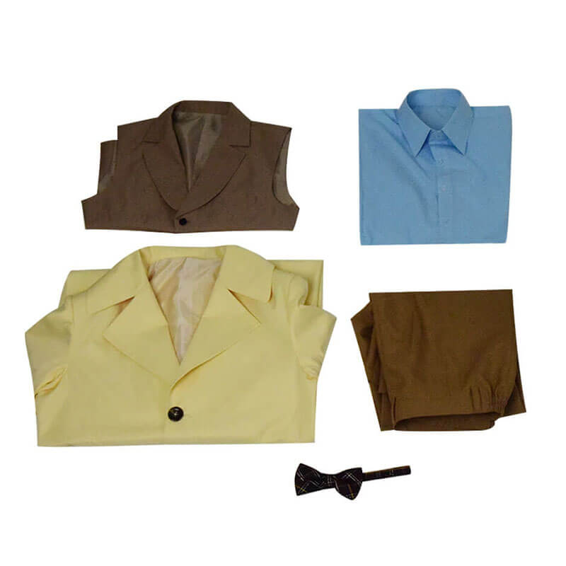 Good Omens Michael Sheen Coat Outfit Full Set Cosplay Costume Halloween 2019 - Image 7