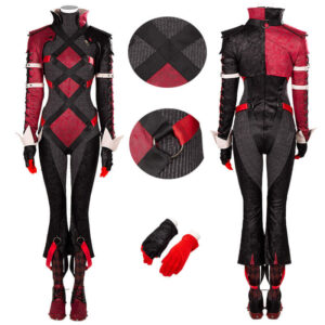 Gotham Knights Harley Quinn Costume Halloween Cosplay Suit
